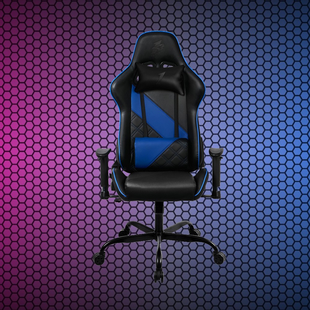 Игровое компьютерное кресло 1stPlayer S02, Black/­Blue